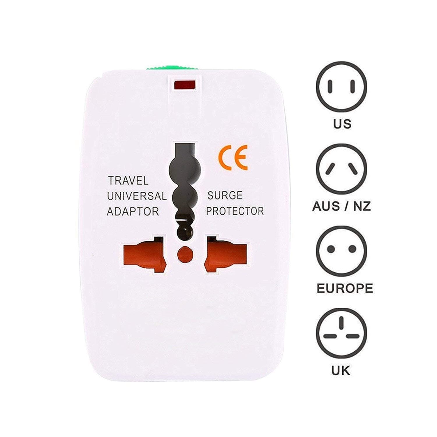 تبدیل برق مسافرتی (سه شاخه و دو شاخه) مدل all-in-one