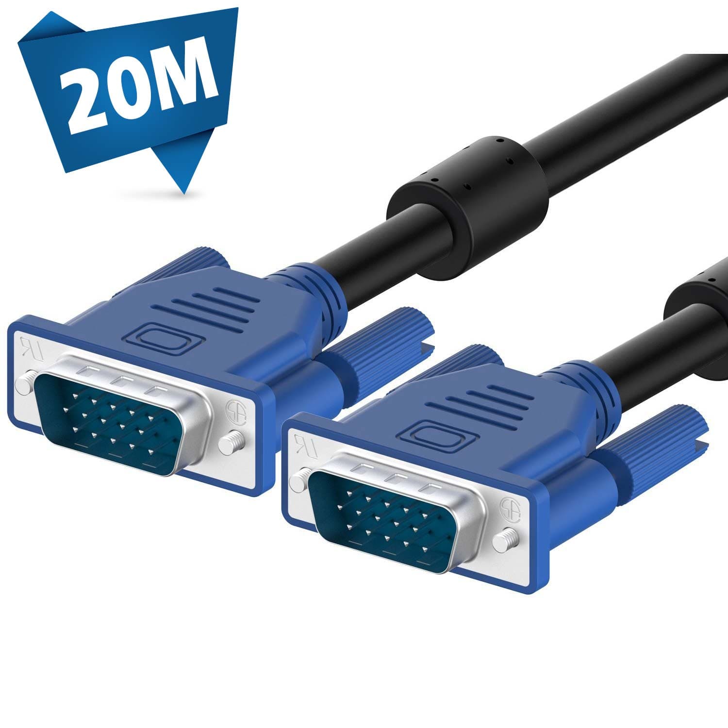 کابل 20 متری VGA مانیتور برند لمونتک (VGA 3+6 20M)