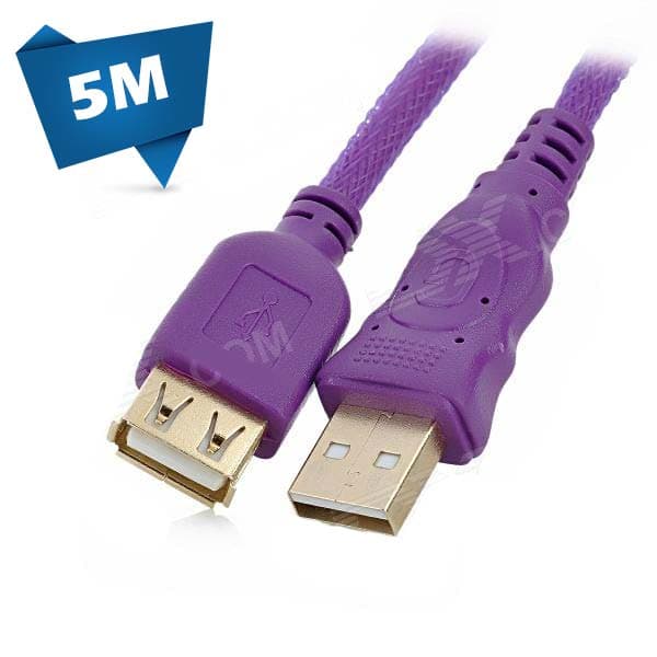 کابل افزایش طول کنفی USB 2.0 لمونتک (5 متری) — تصویر ۴
