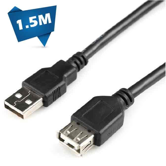 کابل افزایش طول USB 1.5 متری لمونتک (1.5 متری)