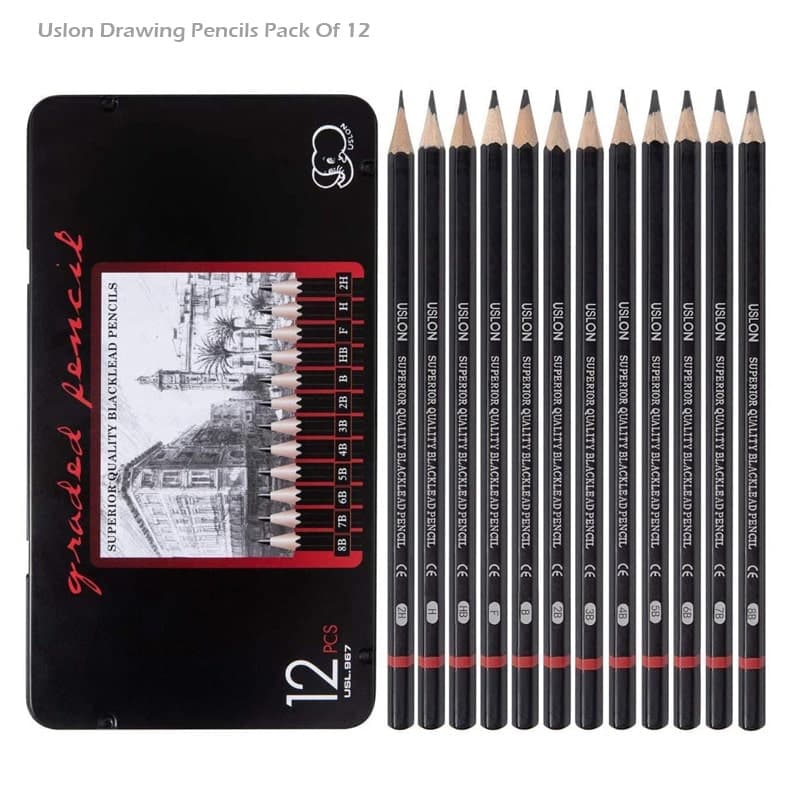 مداد طراحی USLON – مجموعه 12 عددی