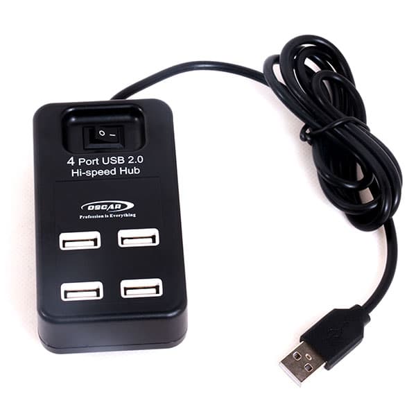 هاب 4 پورت USB 2.0 اسکار با کابل 1.2 متر — تصویر ۹