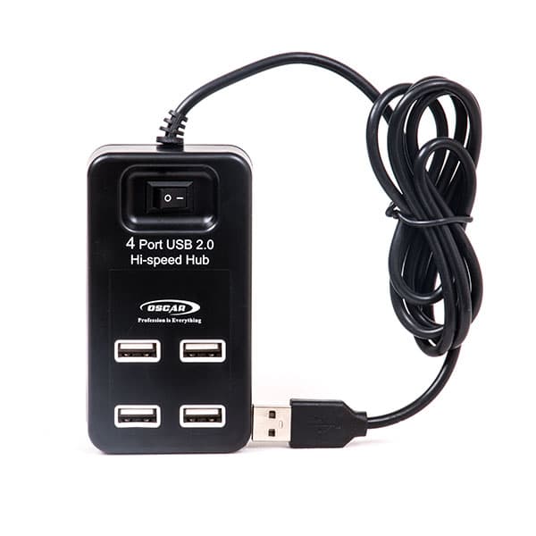هاب 4 پورت USB 2.0 اسکار با کابل 1.2 متر — تصویر ۷