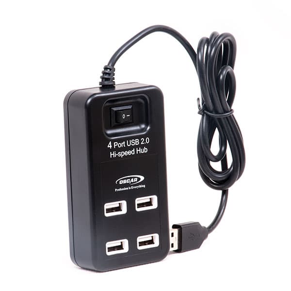 هاب 4 پورت USB 2.0 اسکار با کابل 1.2 متر — تصویر ۶