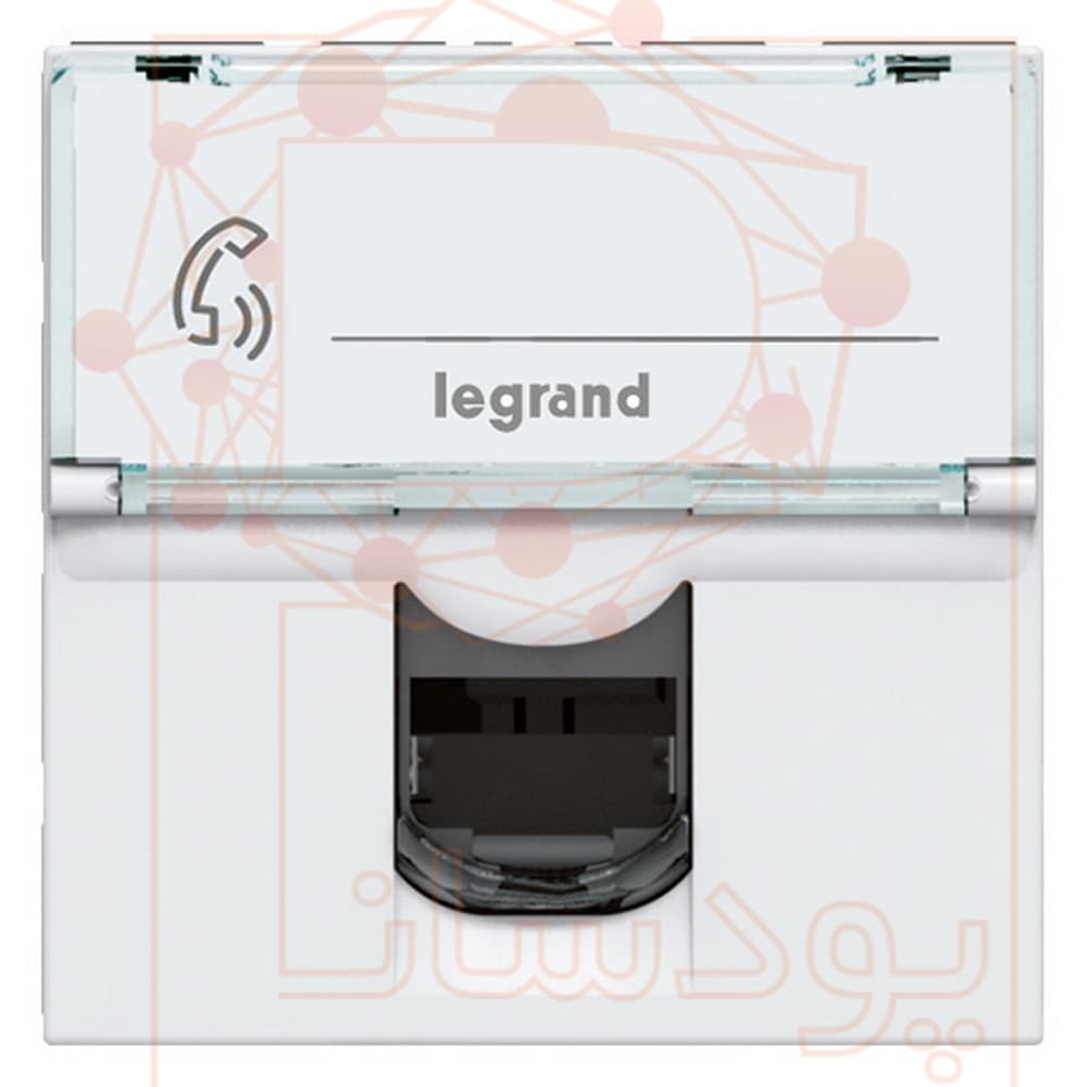 کیستون تلفن پهن 2 ماژول لگراند (RJ11) – 078731