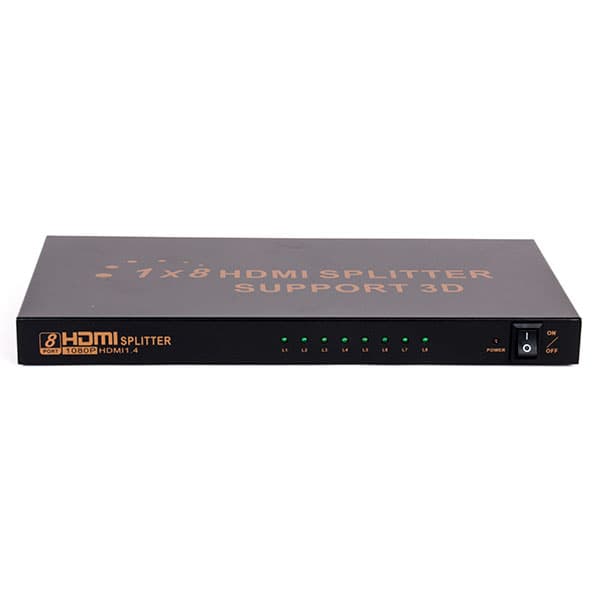 اسپلیتر 1 به 8 HDMI لمونتک مدل HD-108