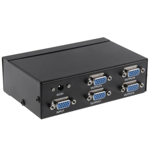 اسپلیتر 1 به 4 پورت VGA قدرت 250MHz لمونتک — تصویر ۴