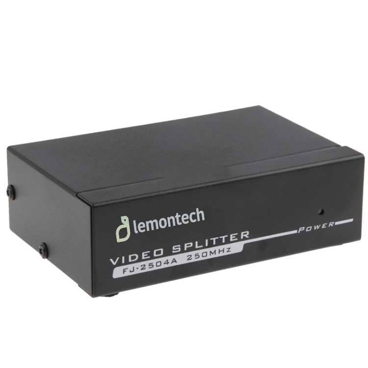 اسپلیتر 1 به 4 پورت VGA قدرت 250MHz لمونتک — تصویر ۲