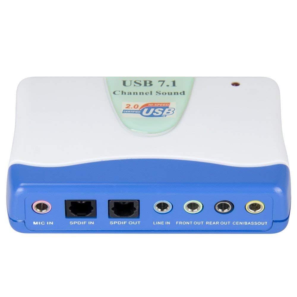 کارت صدا اکسترنال USB حرفه ای 7.1 کاناله (دیجیتال) — تصویر ۱۱