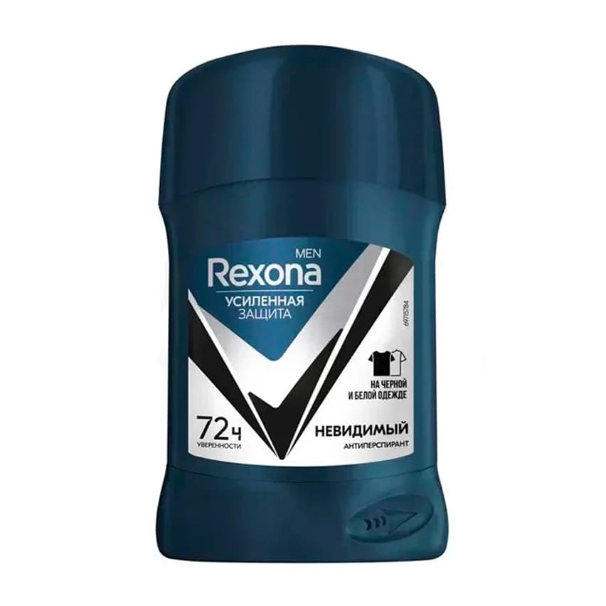 استیک ضد تعریق مردانه آنتی باکتریال رکسونا Rexona مدل invisible on black and white حجم 50 میل — تصویر ۹