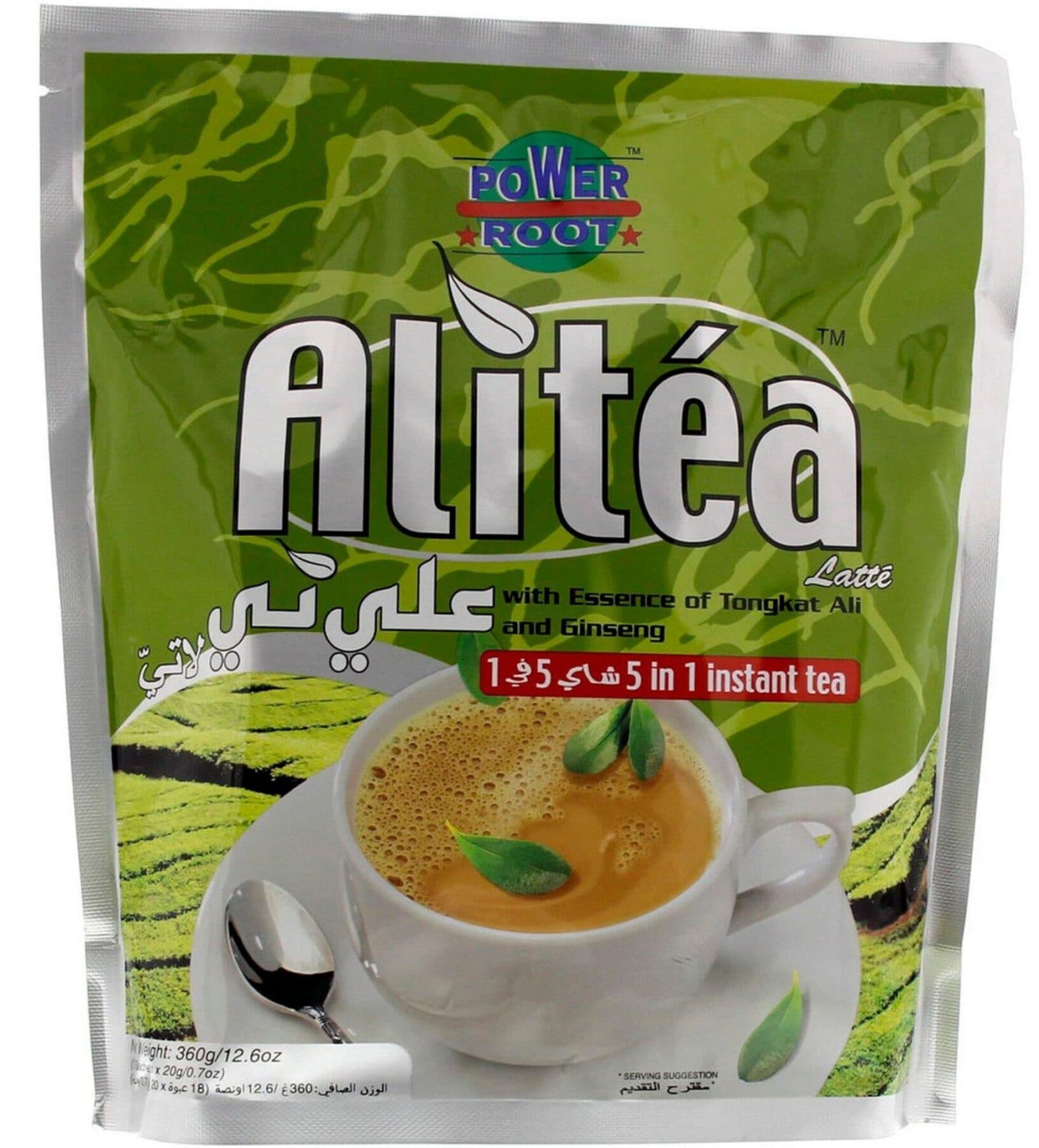 شیر چای لاته علی تی 1*5 جنسینگ و تونکات علی