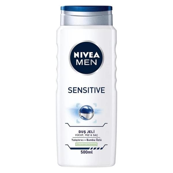 شامپو سر و بدن مردانه نیوآ مدل SENSITIVE حجم ۵۰۰ میلی لیتر