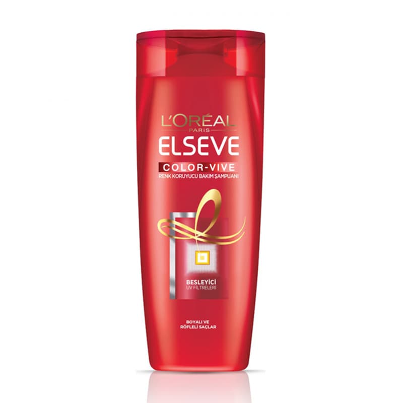 شامپو لورال مدل LOreal Color Vive قرمز مخصوص موهای رنگ شده حجم 360 میلی لیتر