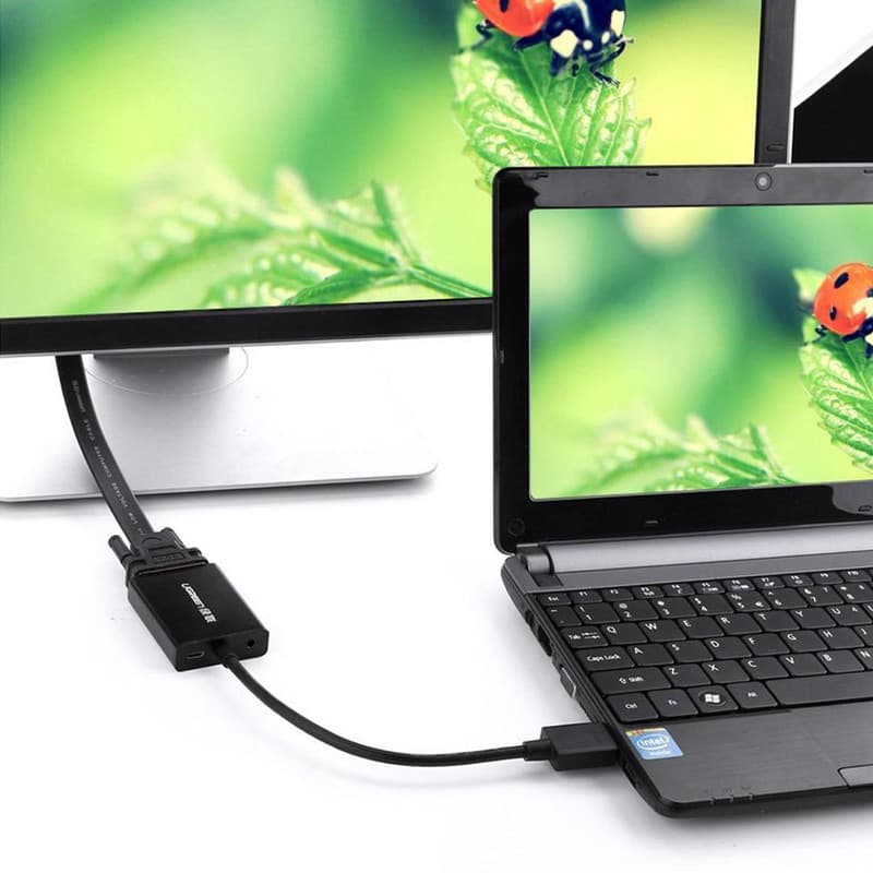 تبدیل HDMI به VGA AUX یوگرین Ugreen MM102 40233 — تصویر ۹