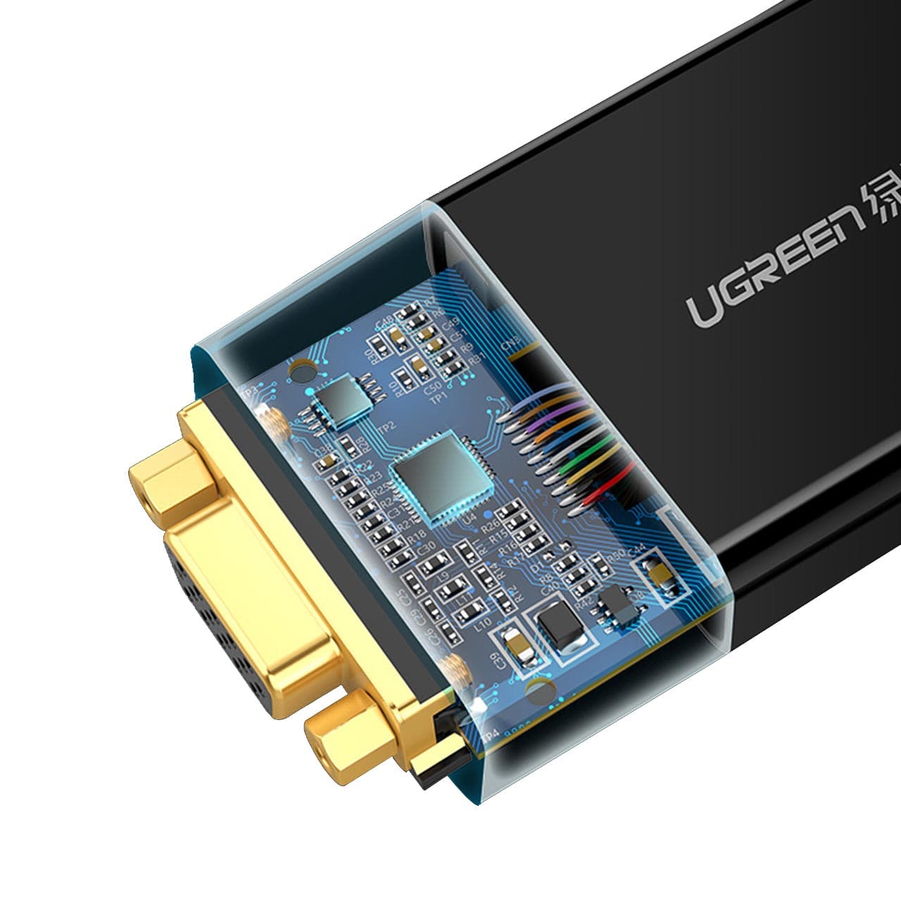تبدیل HDMI به VGA AUX یوگرین Ugreen MM102 40233 — تصویر ۸