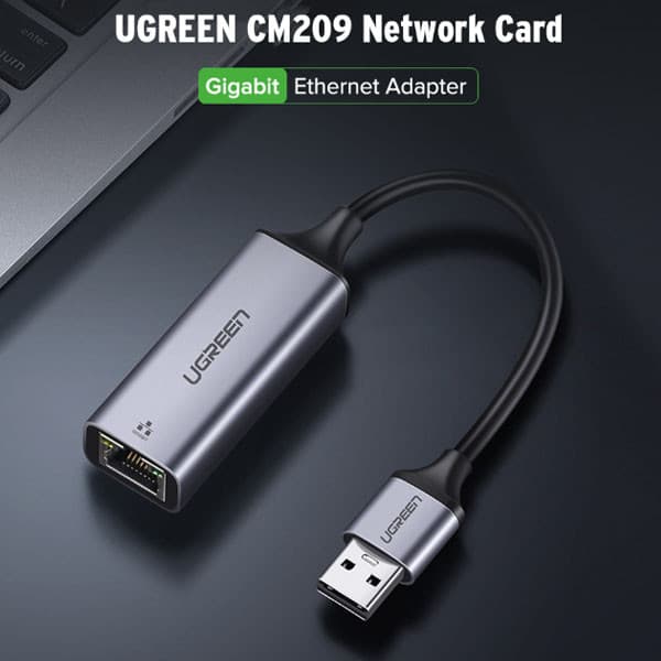 کارت شبکه یوگرین مبدل Ugreen USB 3.0 Ethernet CM209 50209 — تصویر ۴