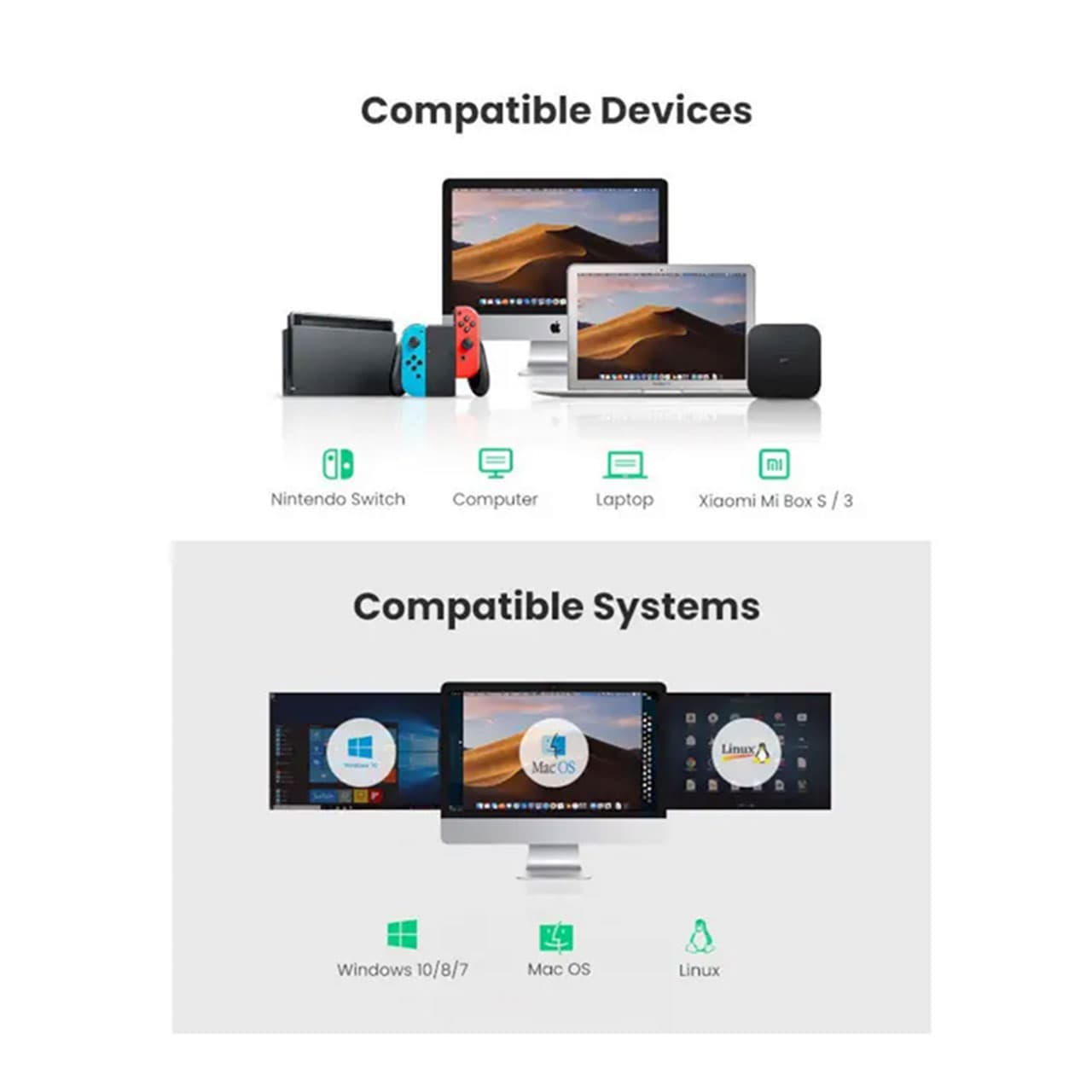 کارت شبکه یوگرین مبدل Ugreen USB-A 3.0 Ethernet CR111 20255 — تصویر ۷