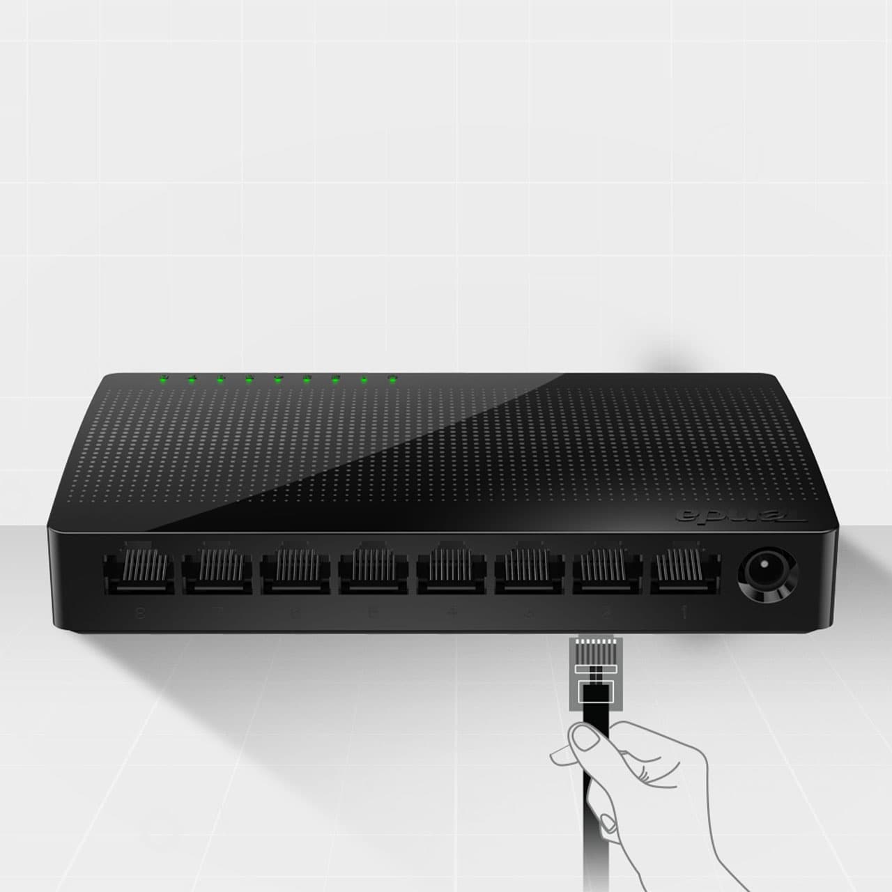 سوئیچ شبکه 8 پورت تندا Tenda Switch SG108 — تصویر ۳