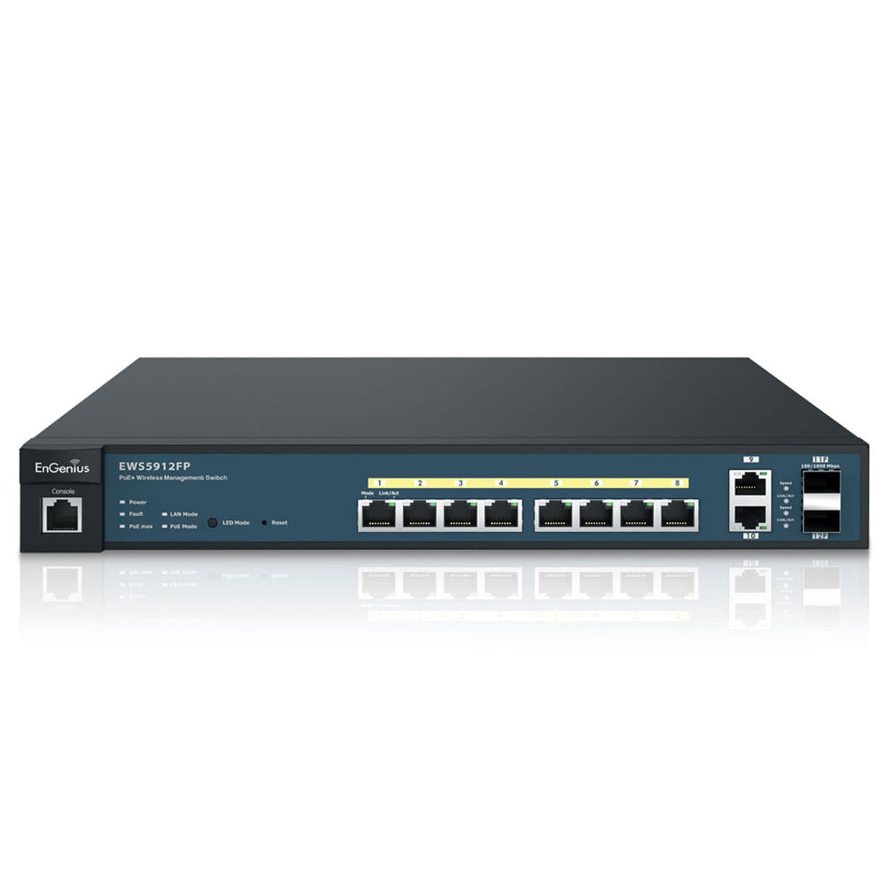 سوئیچ شبکه 8 پورت انجنیوس Engenius Managed PoE Switch EWS5912FP