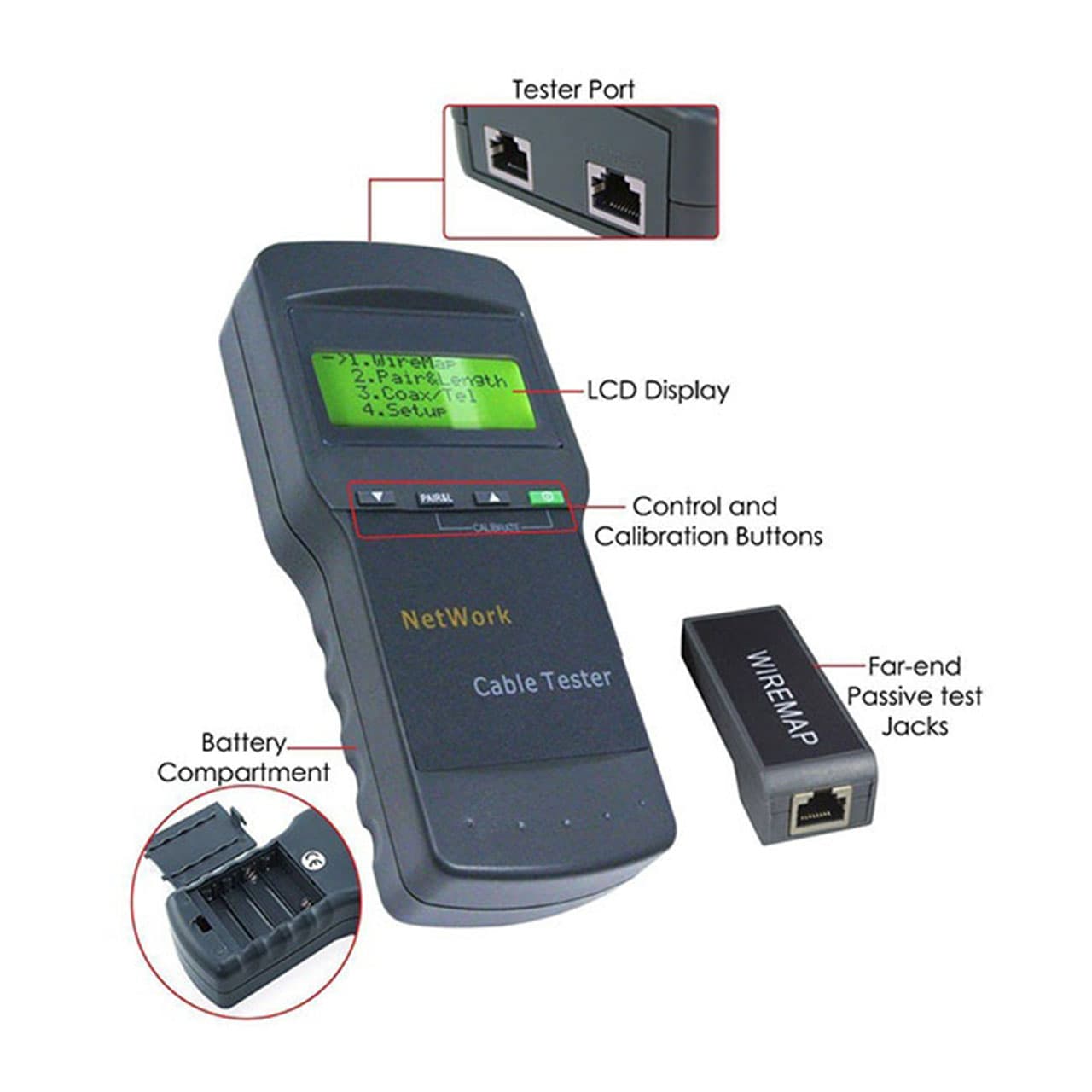 تستر شبکه کی نت Knet Tester SC8108 — تصویر ۱۱
