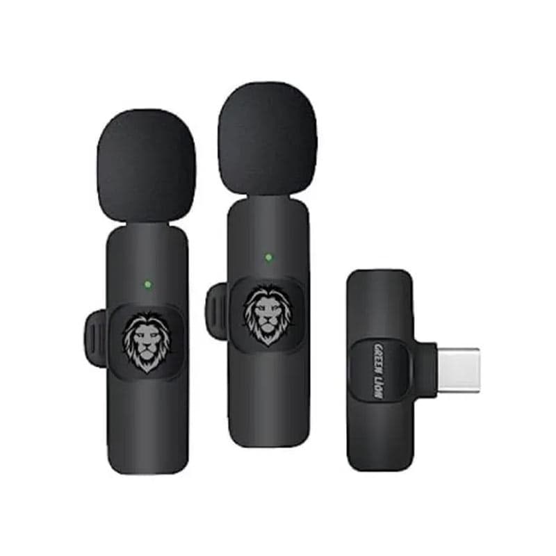میکروفون بی سیم گرین لاین مدل ۳IN1 WIRELESS MICHROPHONE GREEN LION — تصویر ۲