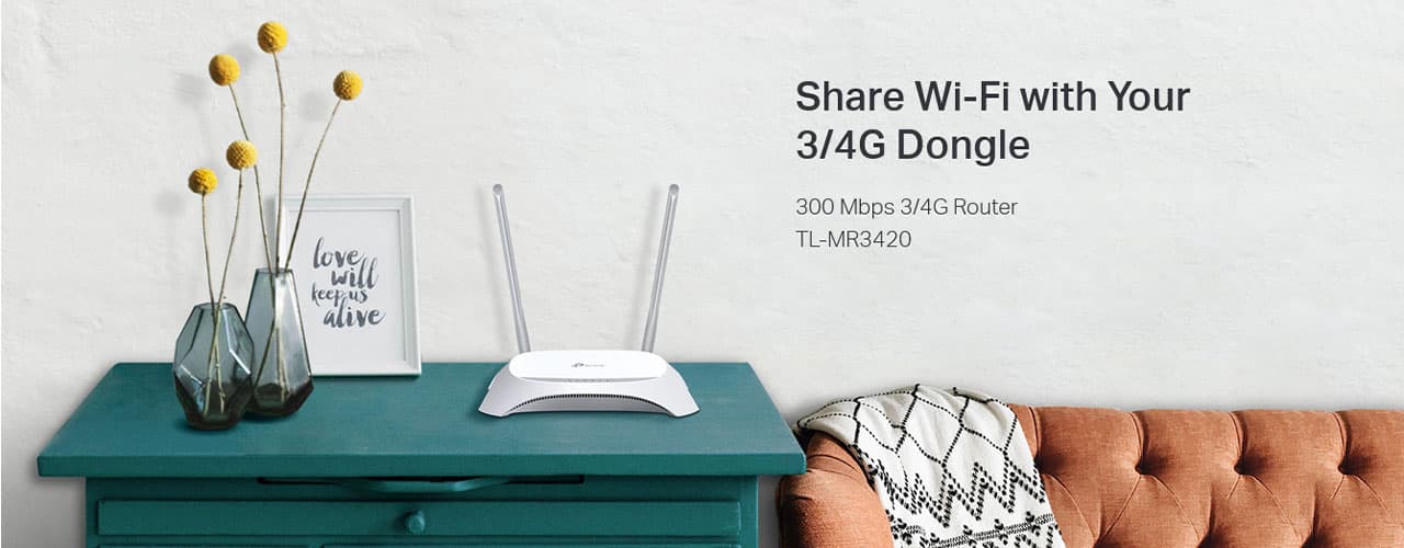 مودم بی سیم تی پی لینک Tp-Link 3G 4G N Router TL-MR3420 — تصویر ۸