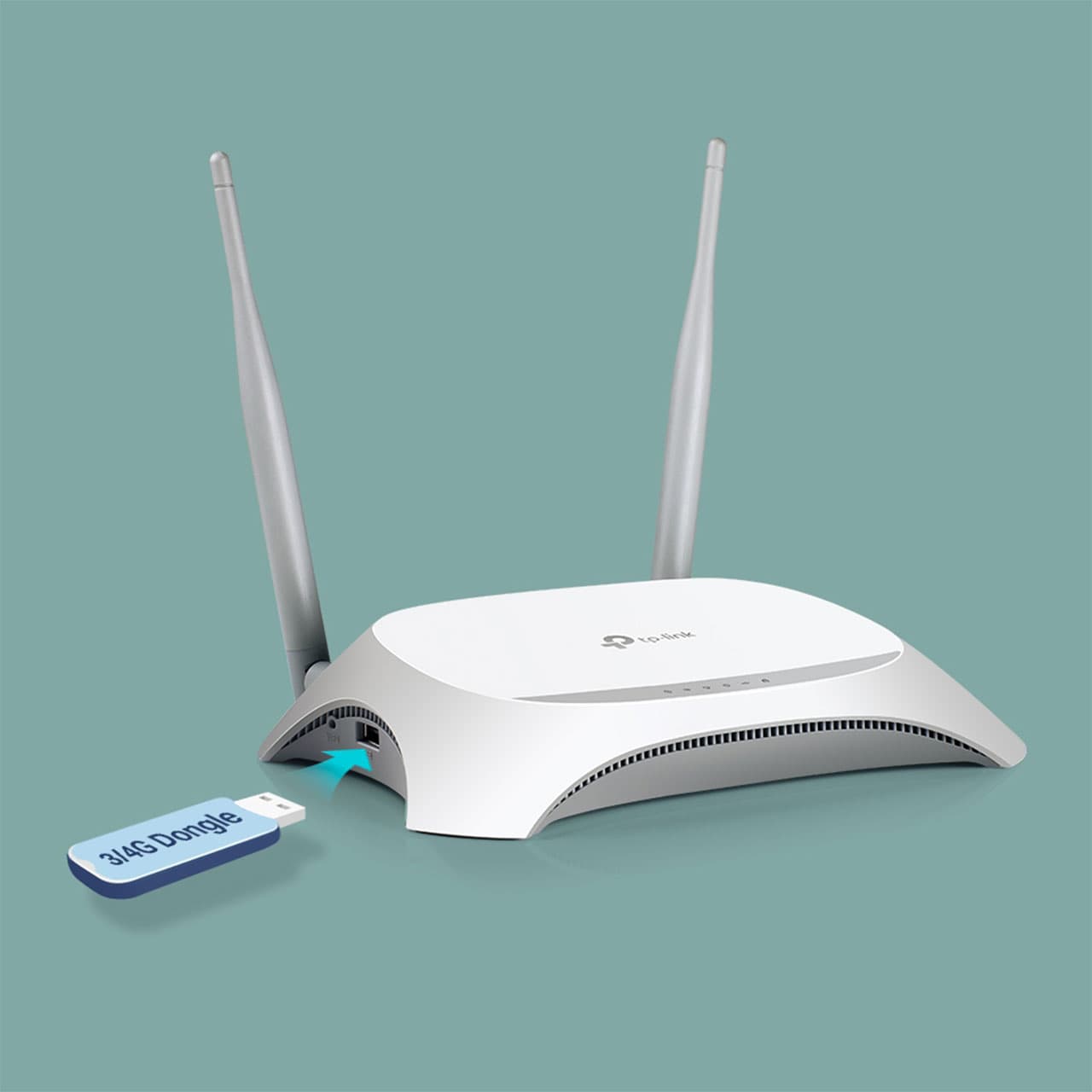 مودم بی سیم تی پی لینک Tp-Link 3G 4G N Router TL-MR3420 — تصویر ۶