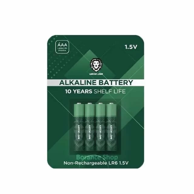 پک ۴ عددی باتری قلمی گرین لاین Green Lion Alkaline AA Battrey 2700mAh — تصویر ۶