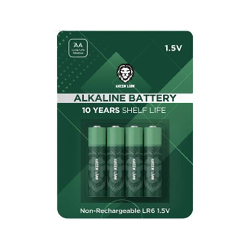 پک ۴ عددی باتری قلمی گرین لاین Green Lion Alkaline AA Battrey 2700mAh — تصویر ۲
