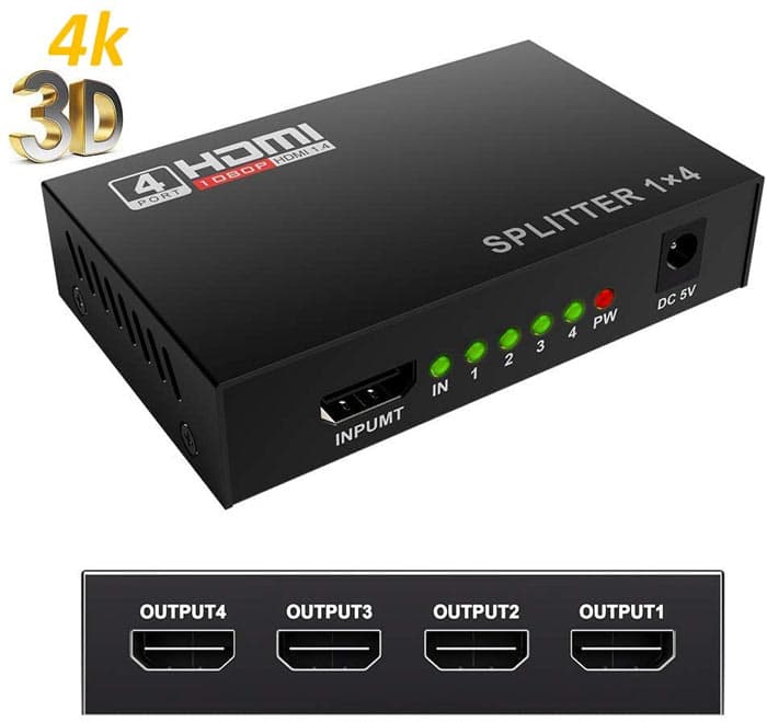 اسپلیتر 1 به 4 پورت HDMI — تصویر ۲