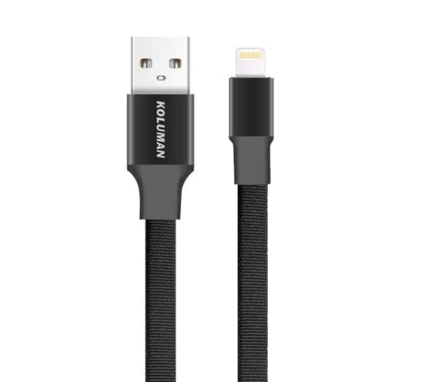 کابل شارژ پاوربانک اپل مارک Koluman مدل lightning KD-27 20cm