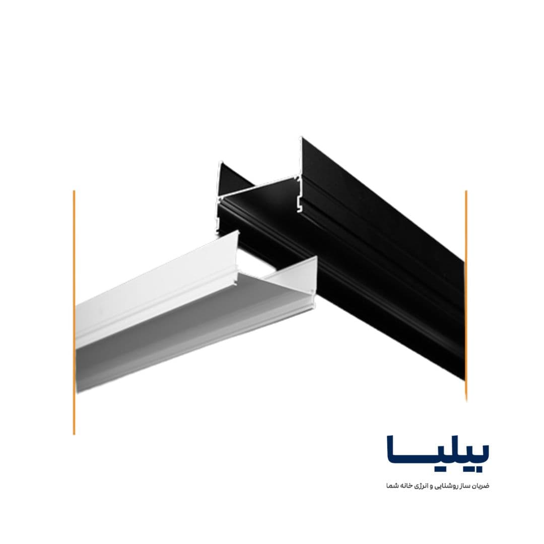 پروفیل لاینر روکار 3 متری D60_AL3 پارس شعاع توس