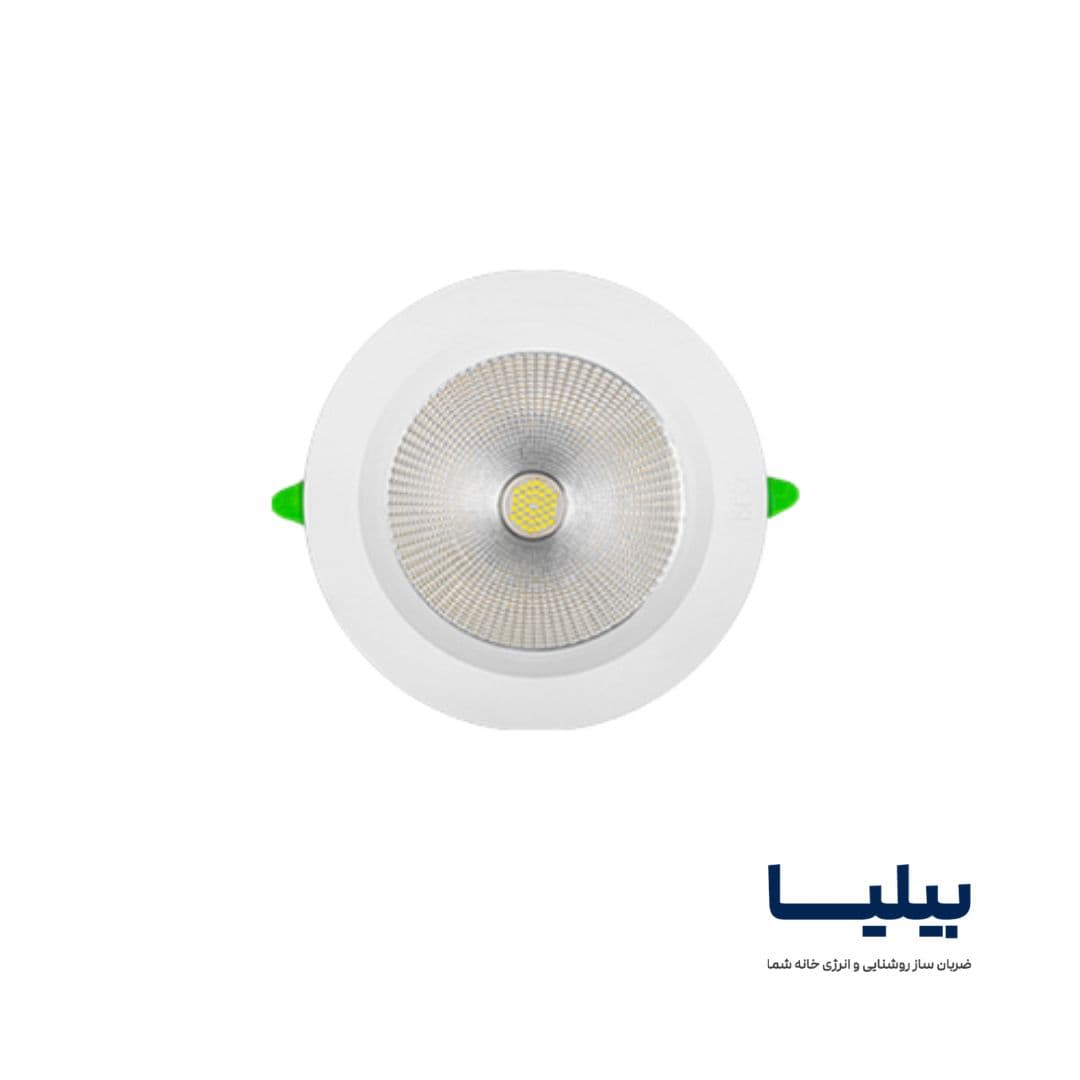 چراغ توکار دایره ای 30 وات SMD هارمونیک پارس شعاع توس
