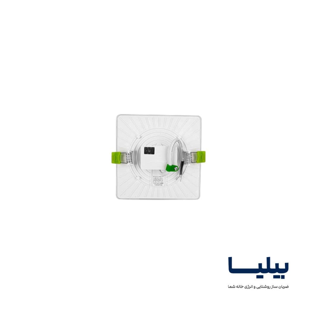 چراغ توکار فولایت 12 وات مربعی پارس شعاع توس — تصویر ۳