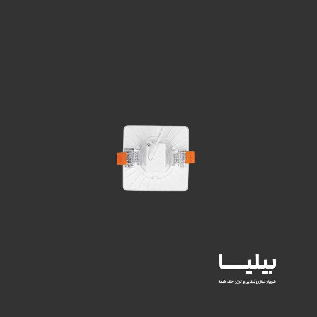 چراغ توکار فولایت 7 وات مربعی پارس شعاع توس — تصویر ۹