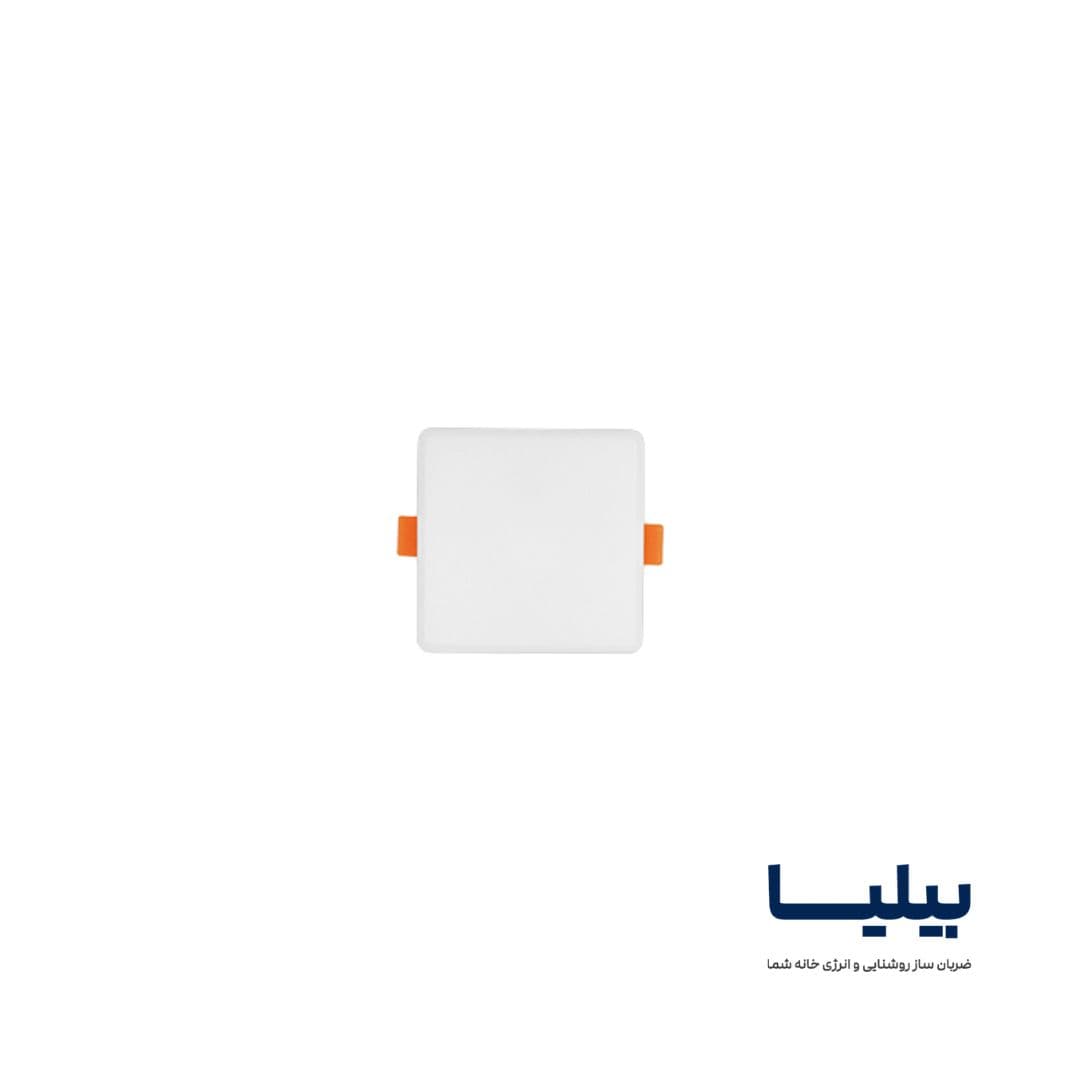 چراغ توکار فولایت 7 وات مربعی پارس شعاع توس