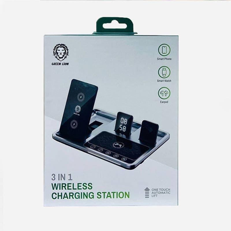 شارژر وایرلس گرین لاین مدل 4in1 Wireless Charging Station — تصویر ۶