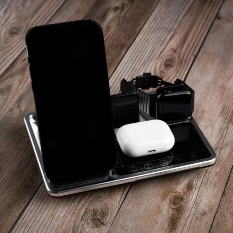 شارژر وایرلس گرین لاین مدل 4in1 Wireless Charging Station — تصویر ۴