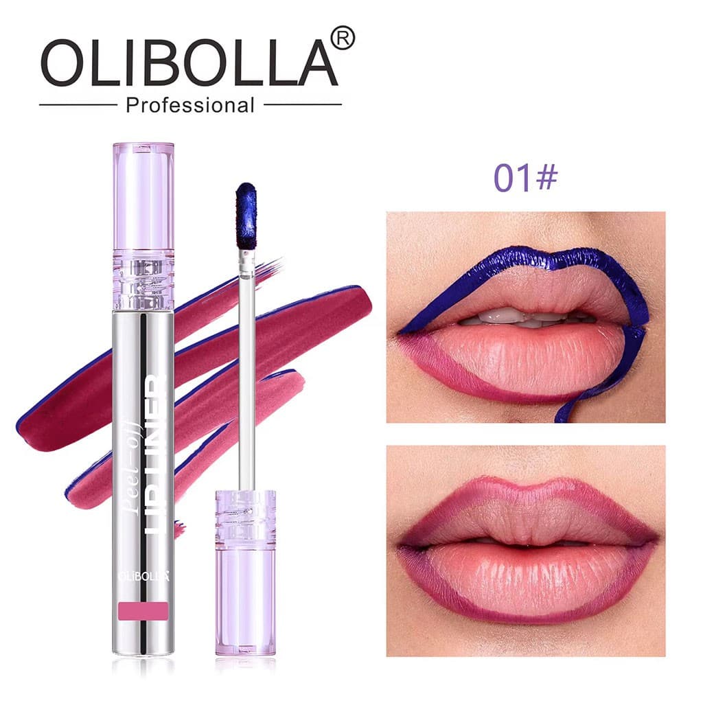 پک 4 عددی رژ لب و خط لب پیلاف اولیبولا مدل PLUMP| Peel-Off Lip Liner حرفه‌ای — تصویر ۶