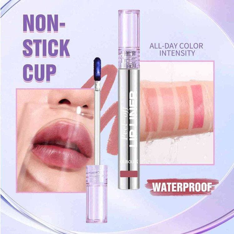 پک 4 عددی رژ لب و خط لب پیلاف اولیبولا مدل PLUMP| Peel-Off Lip Liner حرفه‌ای — تصویر ۴