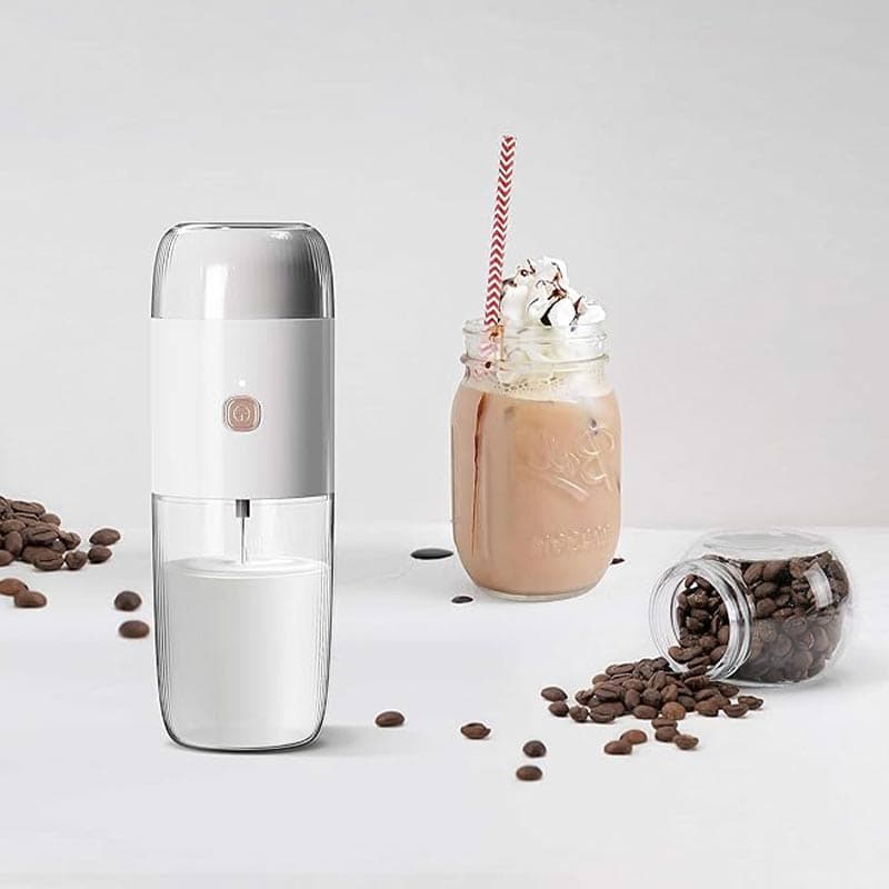 فوم دهنده شیر و آسیاب قهوه پرتابل لپرسو lepresso coffee grinder and milk frothing — تصویر ۸