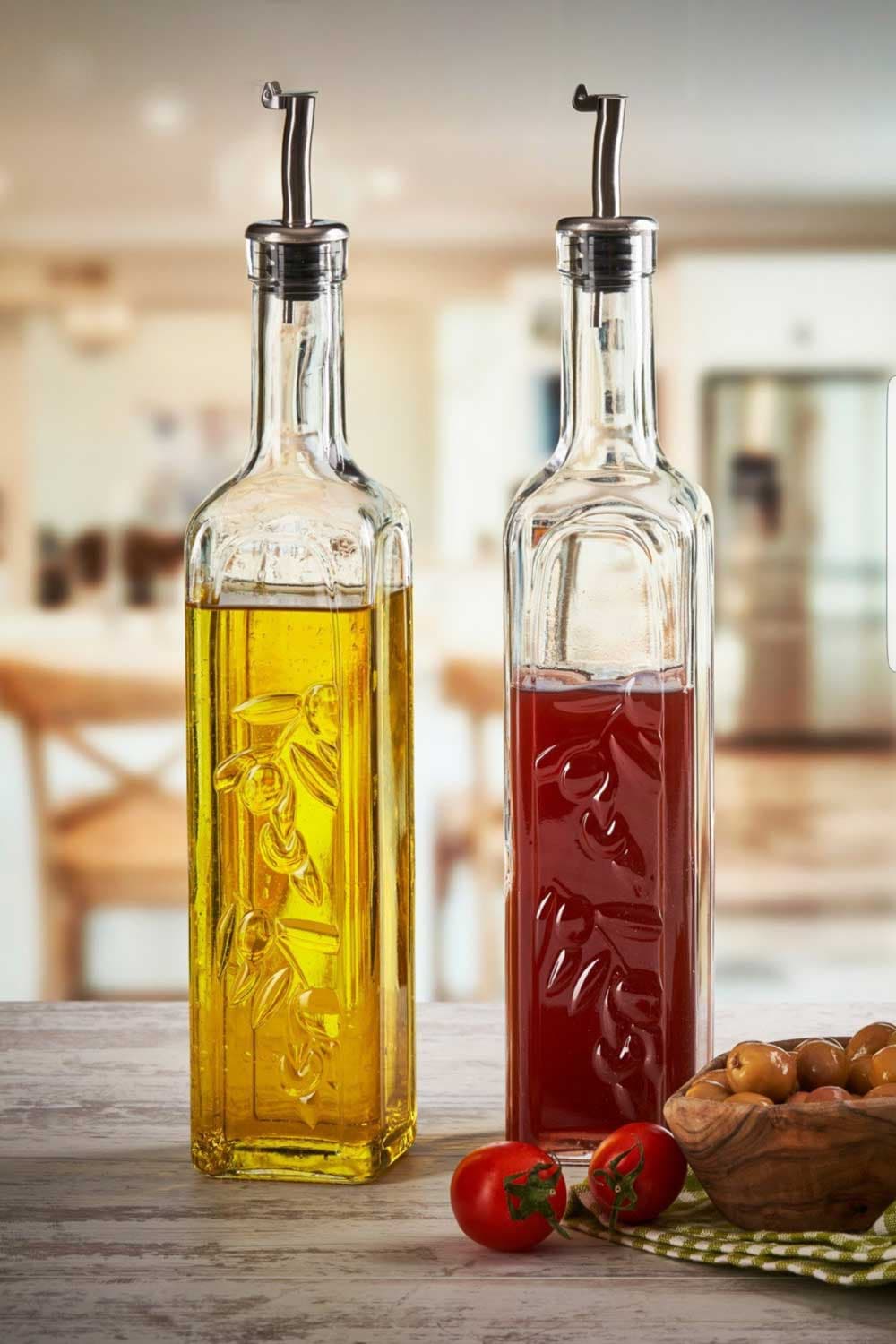ظرف روغن و آبلیمو جفتی هوم مید پاشاباغچه Homemade 500cc — تصویر ۵