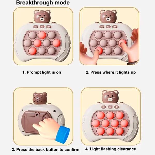 فیجت مدل پاپیت گیم طرح خرس — تصویر ۷
