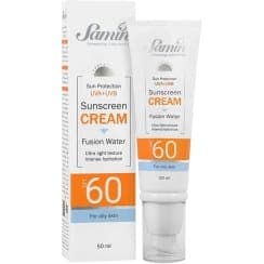 ضد آفتاب ثمین فیوژن واتر مناسب پوست چرب با SPF60
