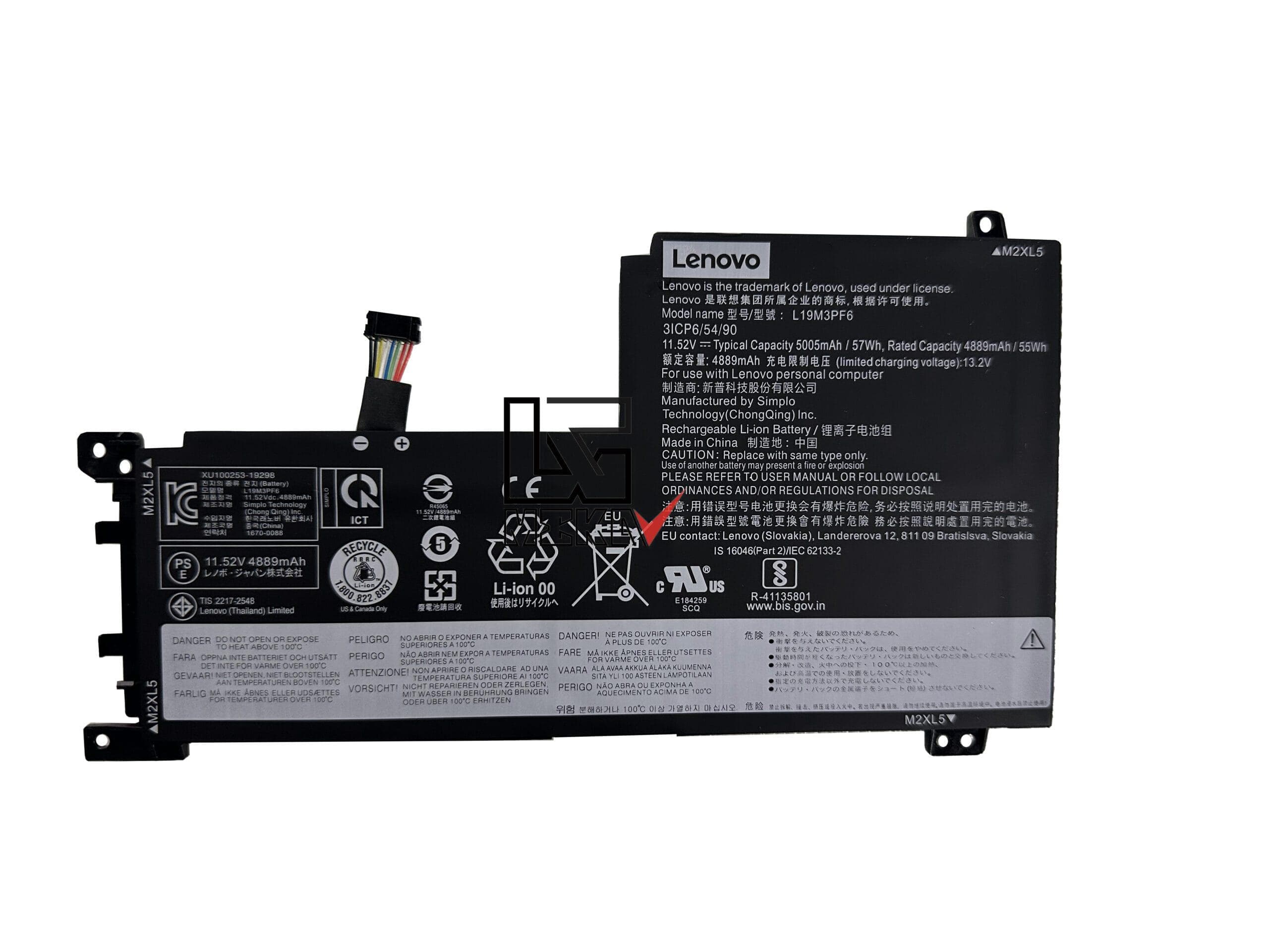 باتری اورجینال لپ تاپ لنوو Pn: L19C3PF6) Lenovo IdeaPad Gaming 3)