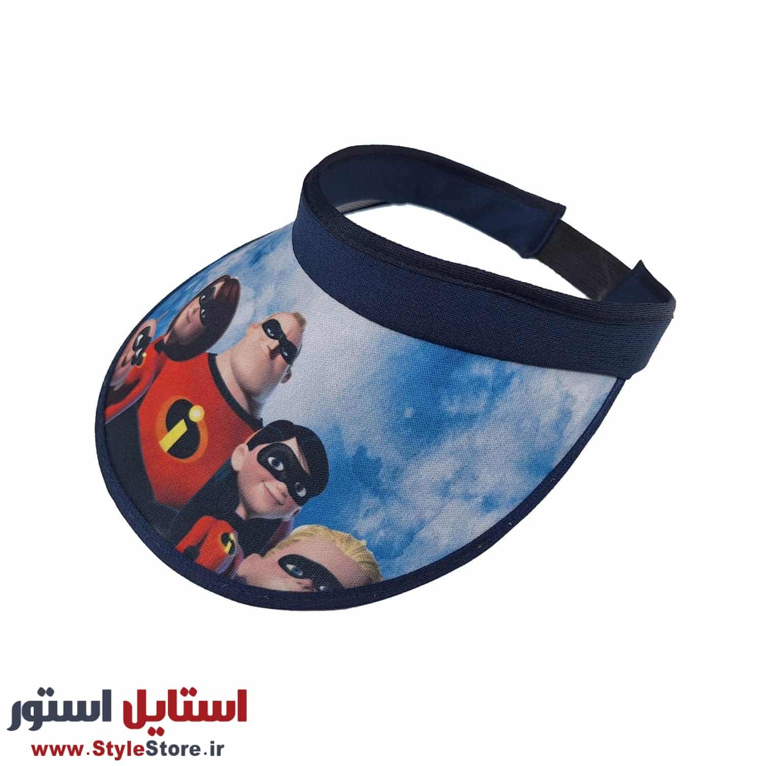 کلاه آفتابگیر پسرانه مدل شگفت انگیزان رنگ سرمه ای