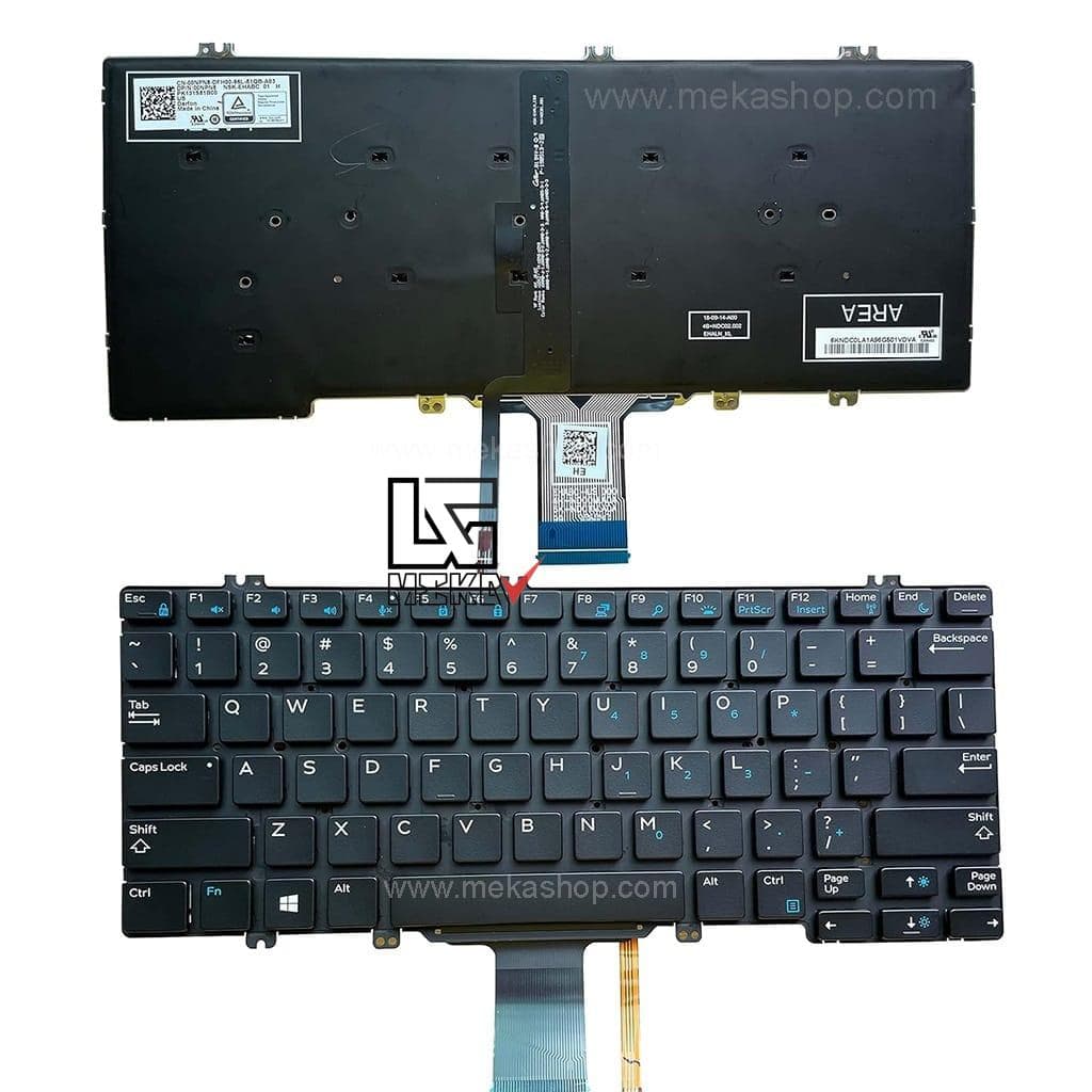 کیبورد لپ تاپ دل Dell Latitude 7390 اینتر کوچک