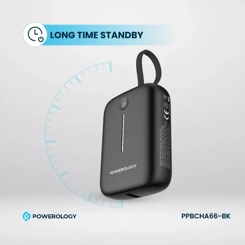 پاوربانک 10000 میلی آمپری پاورولوژی Powerology 10000mAh Power Bank — تصویر ۹