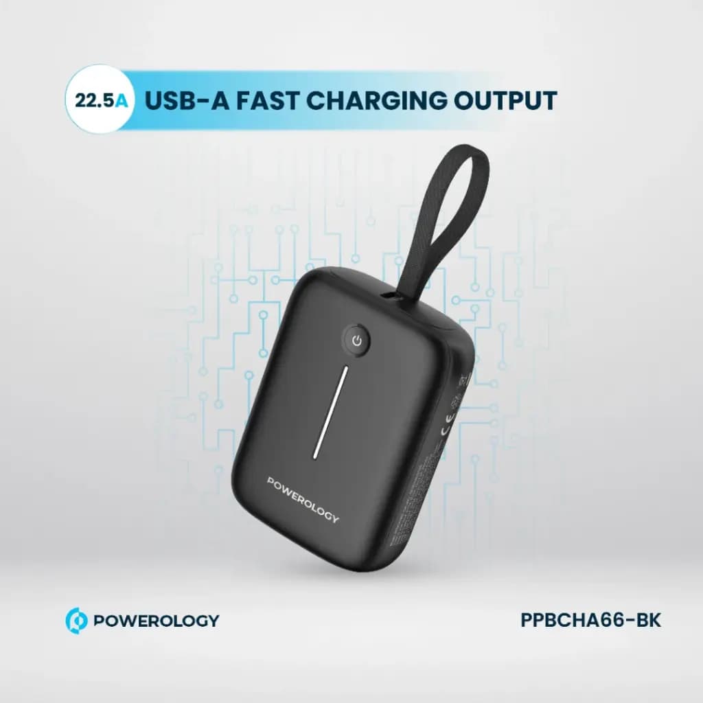 پاوربانک 10000 میلی آمپری پاورولوژی Powerology 10000mAh Power Bank — تصویر ۵