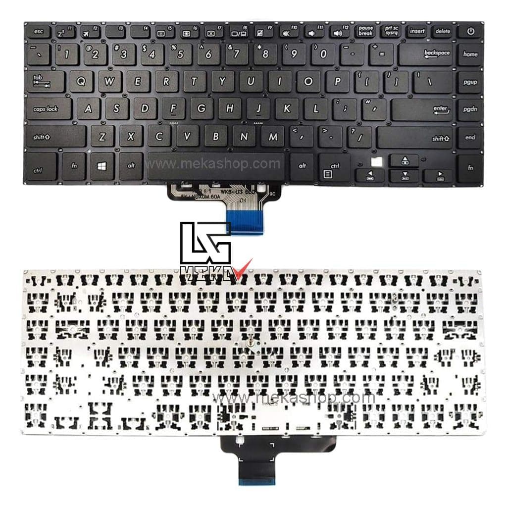 کیبورد لپ تاپ ایسوس Asus X510-S510 اینتر کوچک — تصویر ۳